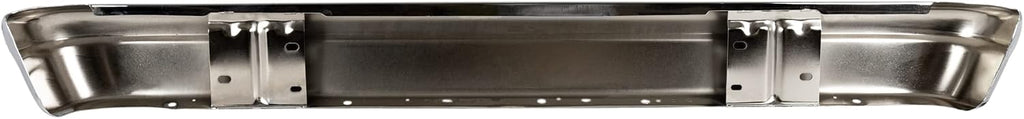 Garage-Pro Rear Bumper for Ford E-150 E-250 E-350 Super Duty 2005-2014, Chrome Steel, Automotive Exterior Accessories w/o Molding Holes, No Parking Aid Sensor