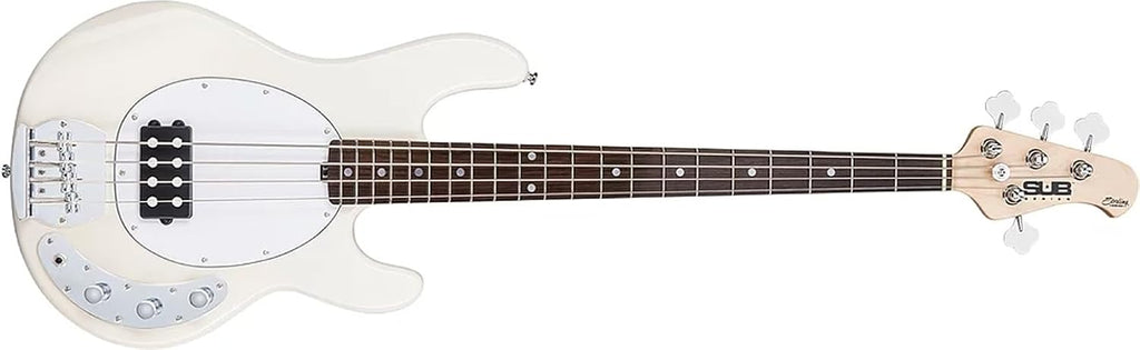 Sterling by Music Man StingRay Ray4 Bass Guitar in Vintage Cream