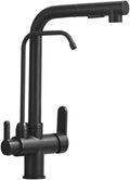 Kitchen Faucets with Pull Down Three-in-one hot and Cold 360° Rotation 2 Modes, Pure Water Dispenser, Direct Drinking, Sink, Kitchen Faucet,