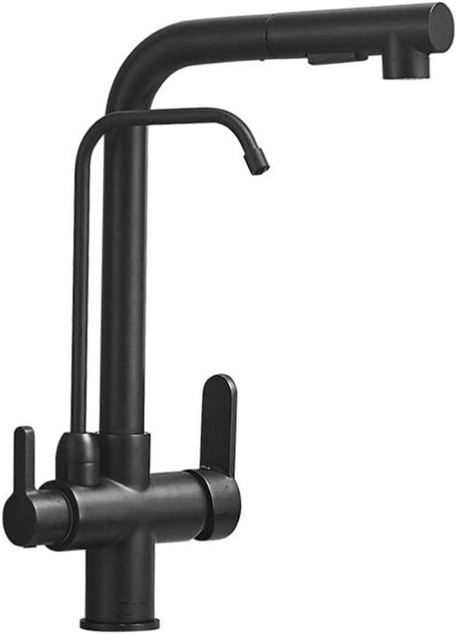 Kitchen Faucets with Pull Down Three-in-one hot and Cold 360° Rotation 2 Modes, Pure Water Dispenser, Direct Drinking, Sink, Kitchen Faucet,