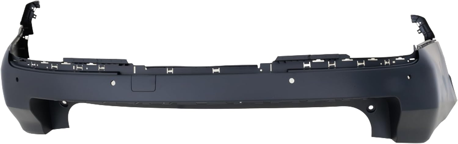 Garage-Pro Bumper Cover Compatible with Chevrolet Tahoe 2021-2024, GMC Yukon For Models With Parking Aid Sensor and Without Super Cruise Primed Rear, Upper CAPA GM1100A40C
