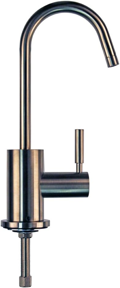 Westbrass D2037-NL-07 9-1/2' Contemporary 1-Lever Cold Water Dispenser Faucet, Satin Nickel 10'