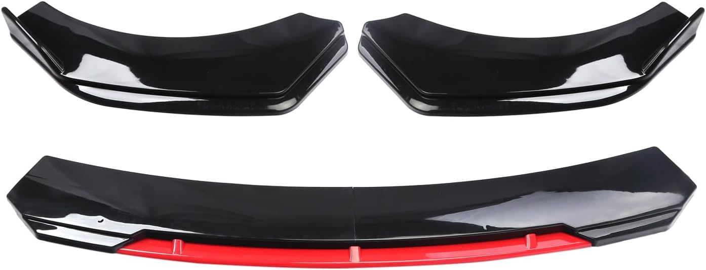 Universal Car Body Kit - Front Bumper Lip Spoiler Splitter Air Dam, Side Skirt Extensions, Rear Diffuser | Fits 69'-73' Wide Cars