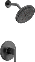 Moen UTS2202EPBL Doux Collection M-CORE 2-Series 1-Handle Shower Trim Kit, Valve Required, Matte Black