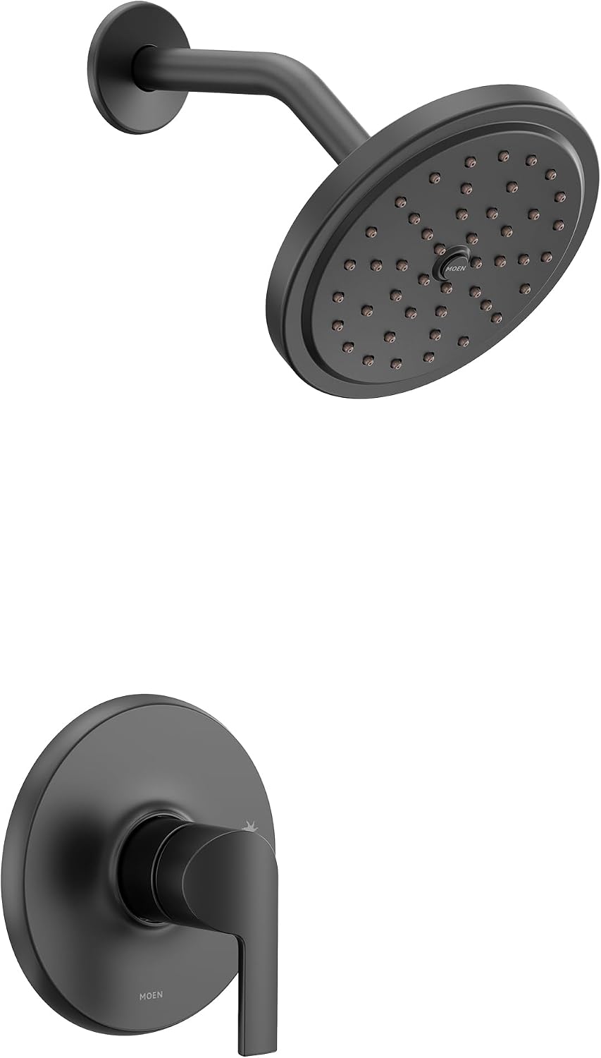 Moen UTS2202EPBL Doux Collection M-CORE 2-Series 1-Handle Shower Trim Kit, Valve Required, Matte Black