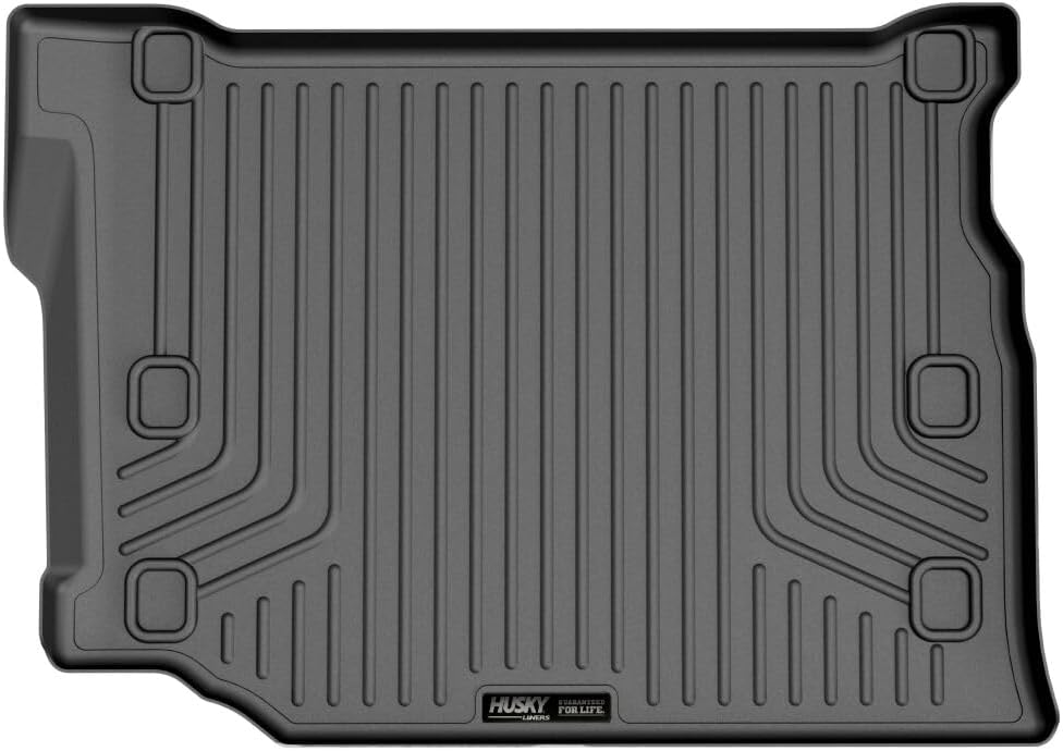 Husky Liners Weatherbeater Cargo Liner | Fits 2021-2026 Jeep Wrangler 4-Door (Includes 4XE Models) | Cargo, 1-pc. Black - 20761