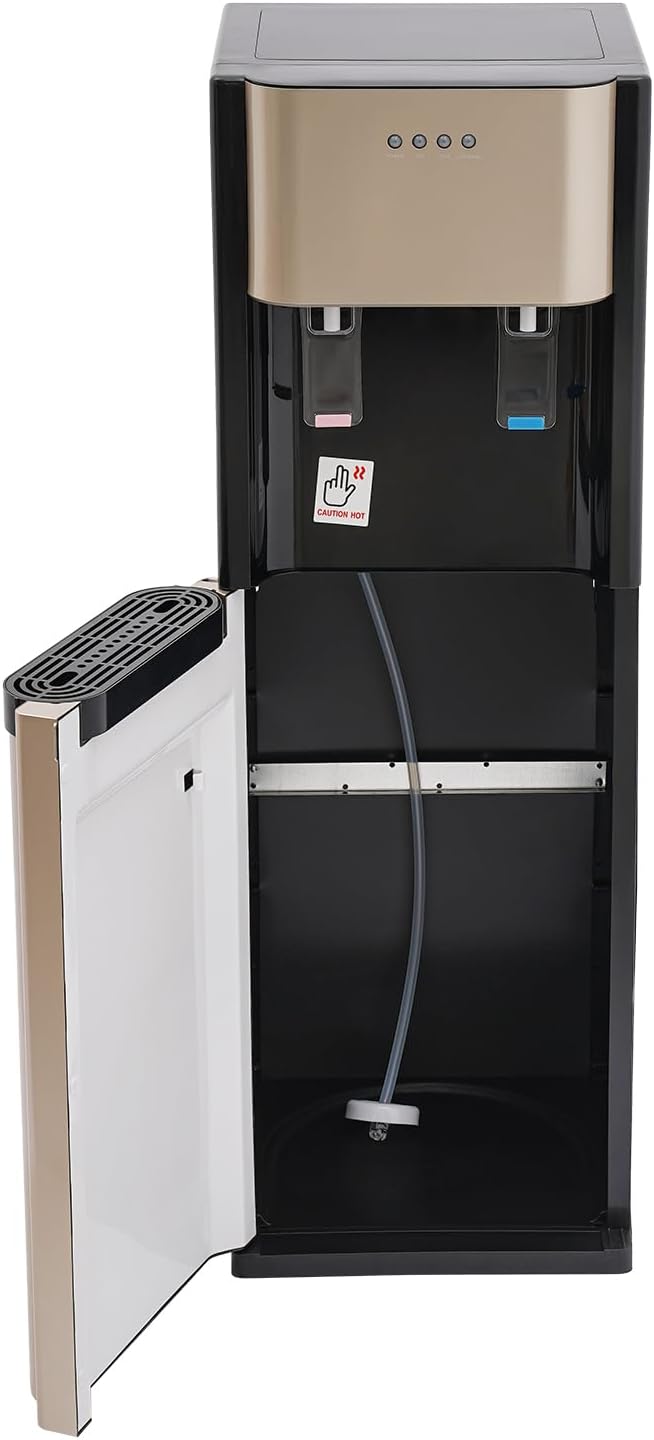 Bottom Loading Water Dispenser, Hot & Cold Water Dispenser for 5.28 Gal and Below Bottle, 450W Heating/70W Cooling, 110V