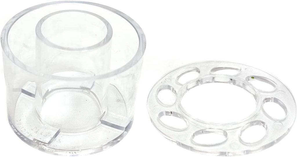 Floral Genius Case of 72 Candle Ring Vases 2-5/8' Diameter for Fresh and Artificial Flowers | Easy to Use | Water-Tight, Dishwasher Safe, Resuable Taper Candle Flower Frog Arrangement | USA Made