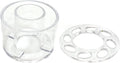 Floral Genius Case of 72 Candle Ring Vases 2-5/8' Diameter for Fresh and Artificial Flowers | Easy to Use | Water-Tight, Dishwasher Safe, Resuable Taper Candle Flower Frog Arrangement | USA Made