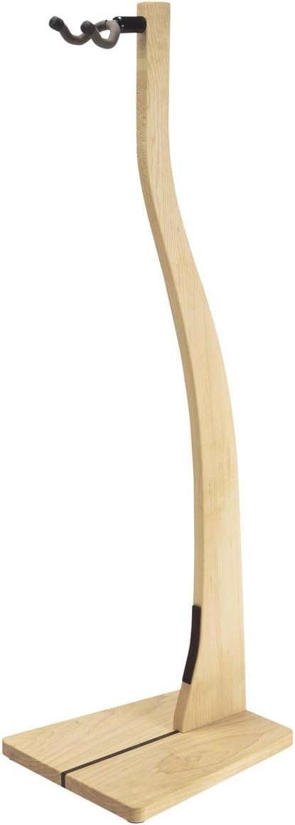 Zither Wooden Guitar Stand - Handcrafted Solid Maple Wood Floor Stands Best for Acoustic, Electric and Classical Guitars, Made in USA