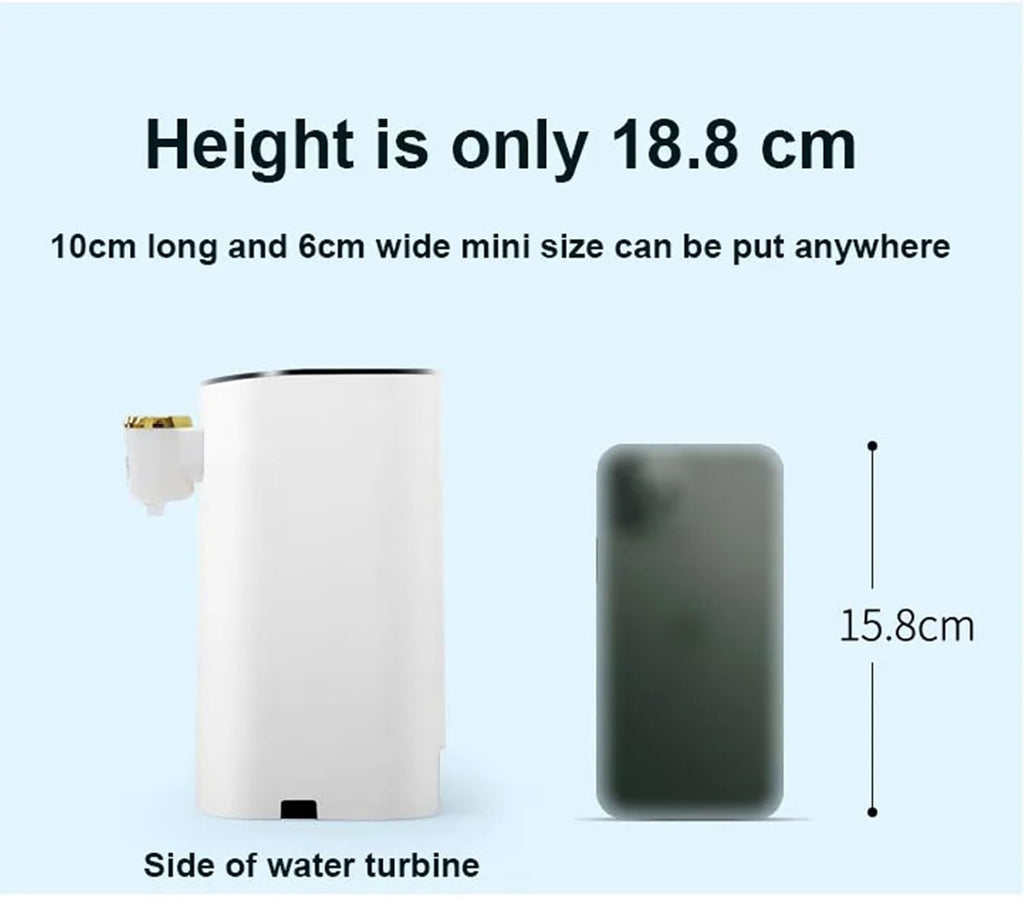 hot water dispensers Instant Hot Water Heating Dispenser Portable Travel Desktop Heater Pump Drinking Bottle Boiler Electric Kettle instant hot water dispenser (Color : With water tank-3)