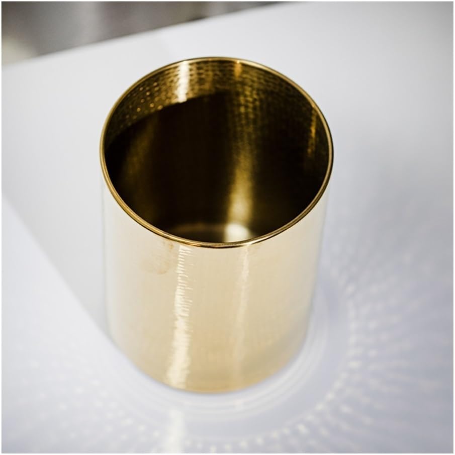 Ice Bucket, Stainless Steel Champagne Wine Chiller Bucket Ice Cooler Ice Buckets for Parties(Gold)