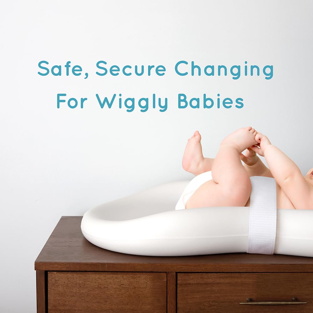 Keekaroo Peanut Changer Baby Vanilla – The Original - Easy-to-Clean Changing pad and The only Shell Over Foam, Fully Water Repellant, Wipeable Diaper pad, Wipe-Clean Changing pad