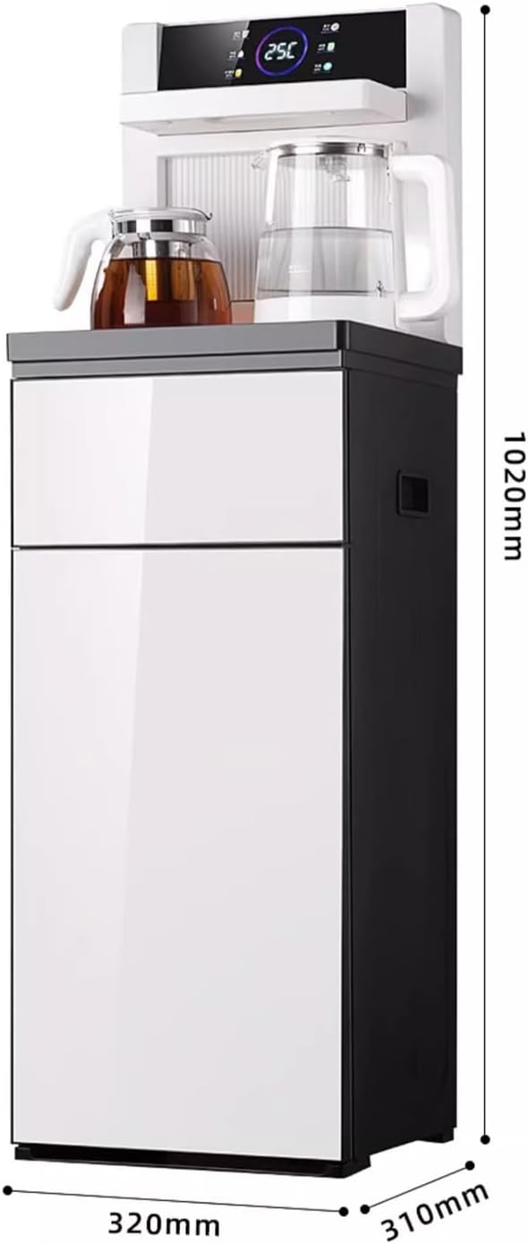 hot Water dispensers Tea Bar Dispenser Household Water Dispenser Fully Automatic Intelligent Downward Water Bucket Small Office High-end Instant hot Water Dispenser (Color : Ice Warm)