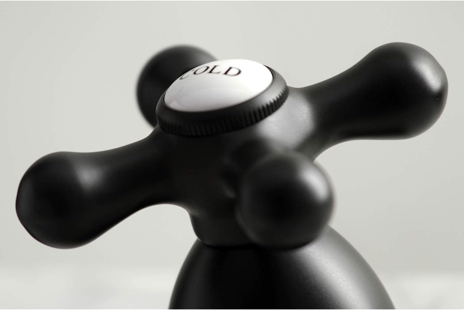 Kingston Brass KS1970AX Heritage Widespread Bathroom Faucet, Matte Black,8 x 7.56 x 7.44