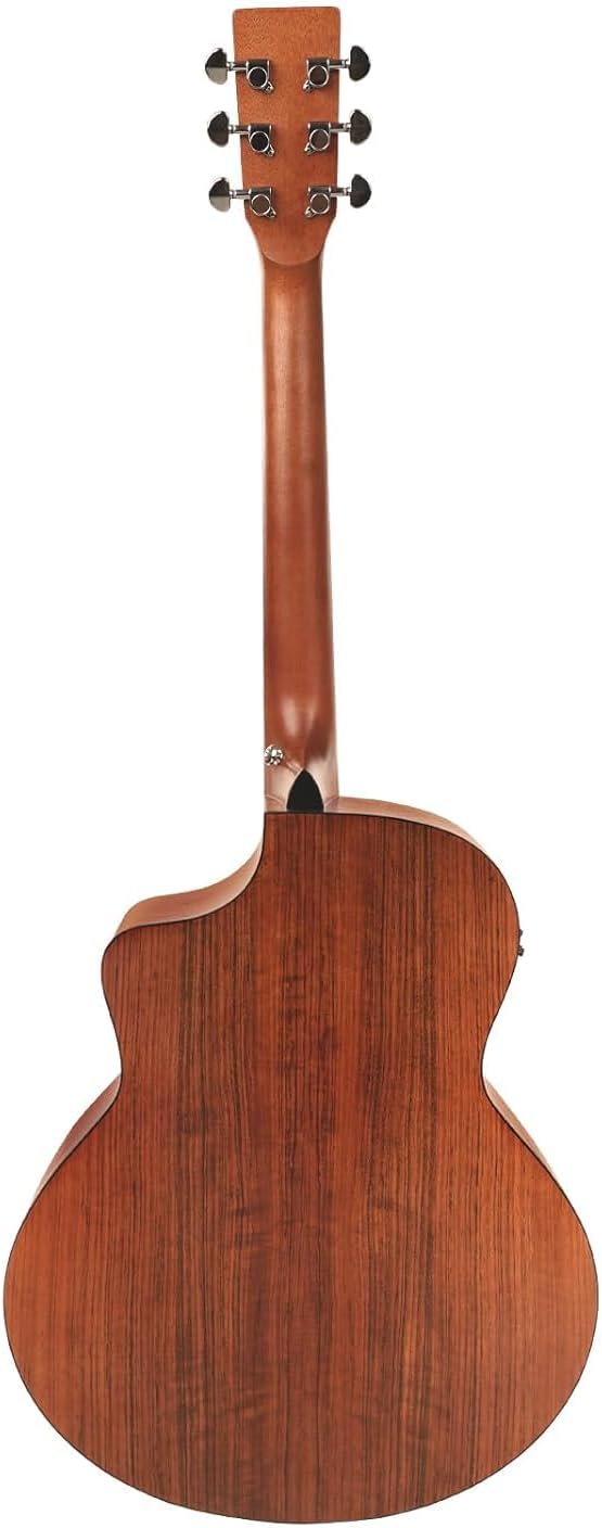 Kadence Electric Acoustic Guitar A06EQN (Ash Wood) - Semi Acoustic Guitar with Pickup, Inbuilt Tuner, Capo, Strings, Picks, Strap, Cable and Padded bag - Electro Guitars for Beginners & Professionals