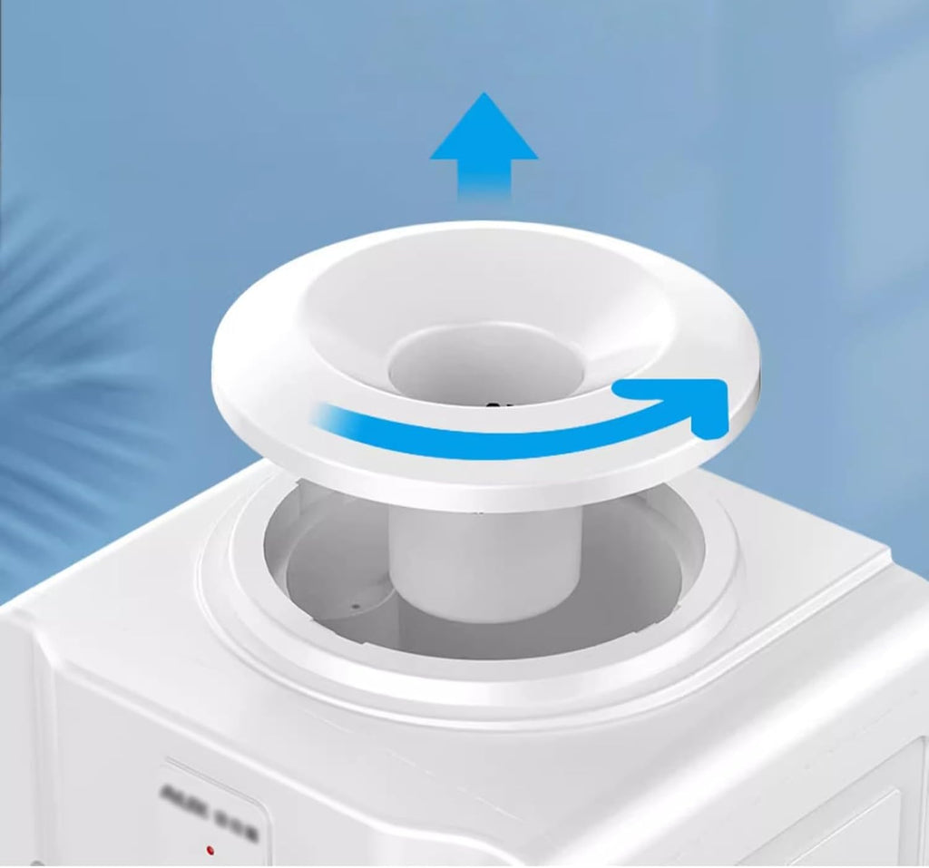 hot Water dispensers Water Dispenser for Household Use Fully Automatic Intelligent Vertical Cooling and Heating Upper Bucket Office Instant hot Water Dispenser (Color : Ice Warm)