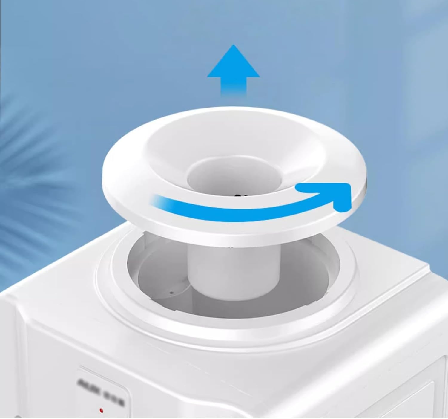 hot Water dispensers Water Dispenser for Household Use Fully Automatic Intelligent Vertical Cooling and Heating Upper Bucket Office Instant hot Water Dispenser (Color : Ice Warm)