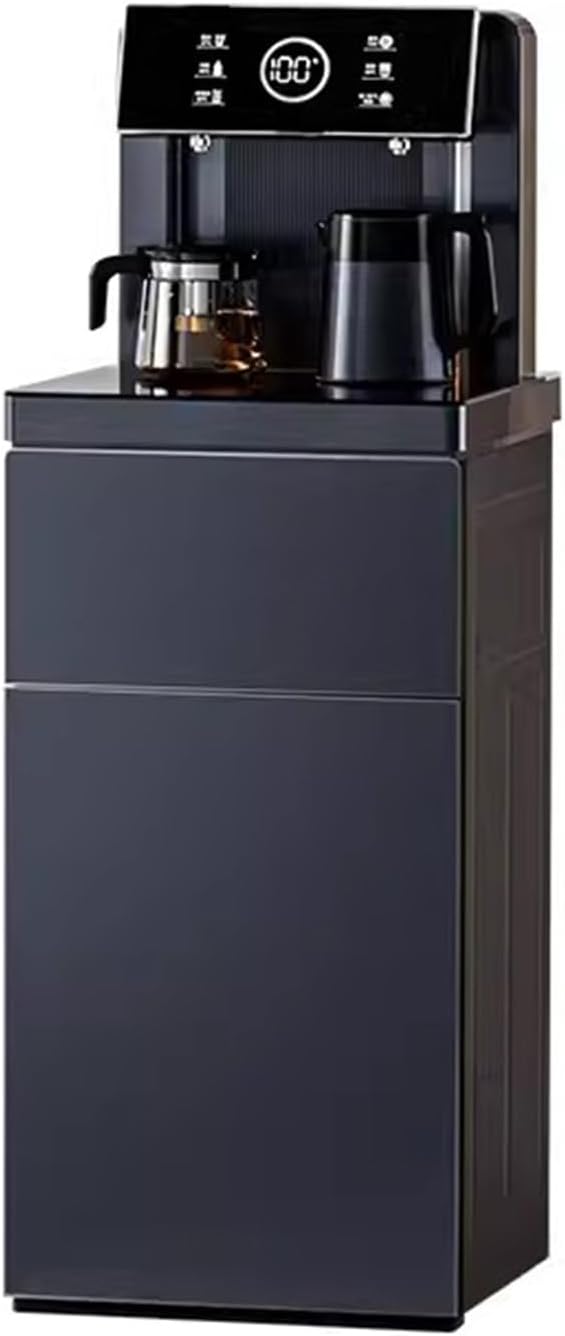 hot Water dispensers Tea Bar Machine Home Intelligent Voice Anti Dry Burn and Anti Overflow Fully Automatic Downward Water Bucket Drinking Machine Instant hot Water Dispenser (Color : B, Size : Warm