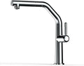 3 Way Pull Out Kitchen Faucet Brass 360° Swivel Single Handle 3 Way Filter Faucet for Kitchen Sink-Chrome Plated