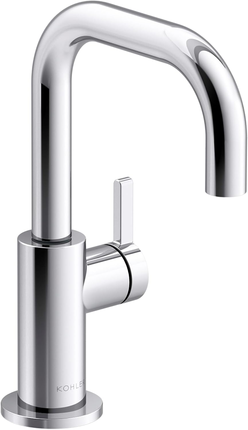 Kohler K-28292 Components 1.5 GPM Cold Water Dispenser with Angled Spout - Polished Chrome