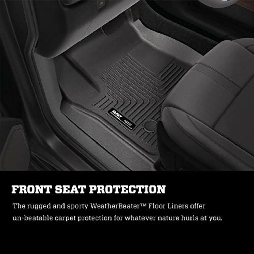 Husky Liners Weatherbeater Floor Mats | Fits 2019-2026 Nissan Altima | Front & 2nd Row, 3-pc Black - 99381
