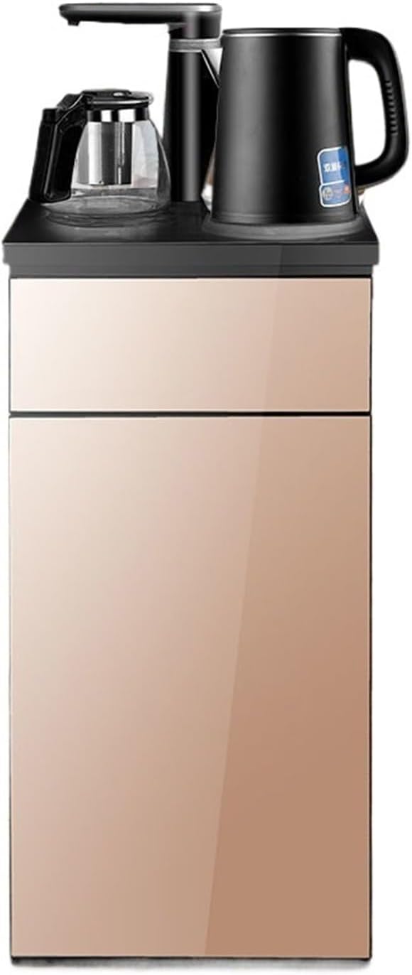 hot Water dispensers Tea Bar Machine Household Automatic Desktop Water Dispenser Intelligent Cold and Hot Down Bucket Machine Instant hot Water Dispenser (Color : A, Size : Ice Warm)