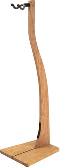 Zither Wooden Guitar Stand - Handcrafted Solid Cherry Wood Floor Stands Best for Acoustic, Electric and Classical Guitars, Made in USA