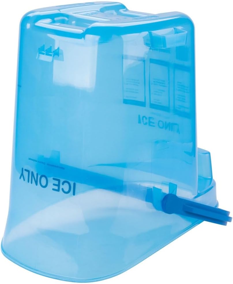 Soro Essentials- 6 Gallon Light Duty Ice Tote Bucket Blue Color Polypropylene- Commercial Ice Bucket for Parties Ice Pail with Handle Comfortable Carry Handle Great for Home Bar Chilling