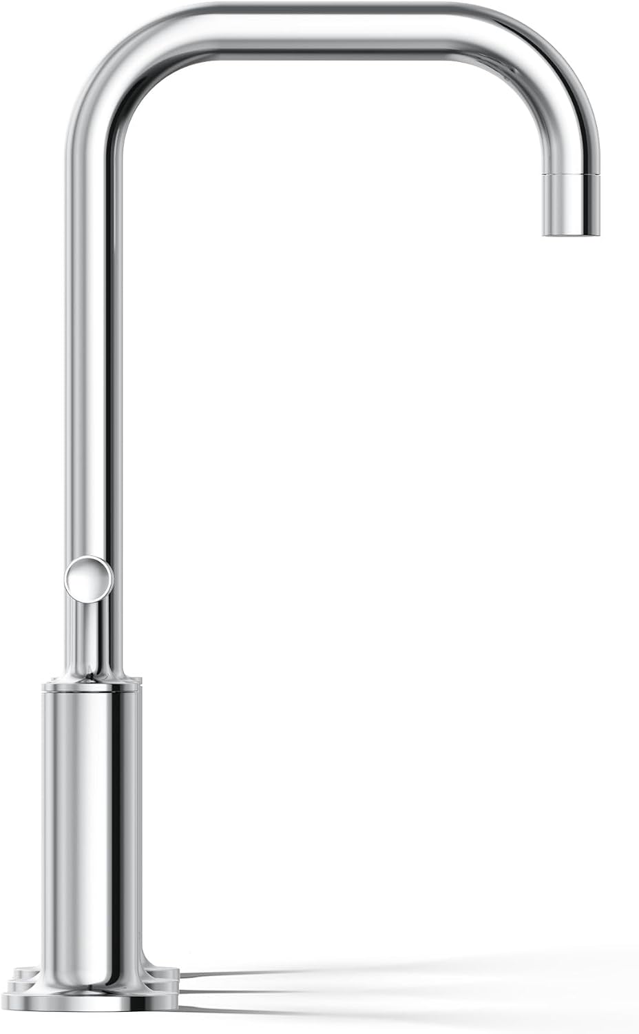 KOHLER K-14408-4-CP Purist® Widespread Bathroom Sink Faucet, 3-Hole, Widespread High Lever Handles and High Gooseneck Spout, 1.2 GPM, Polished Chrome