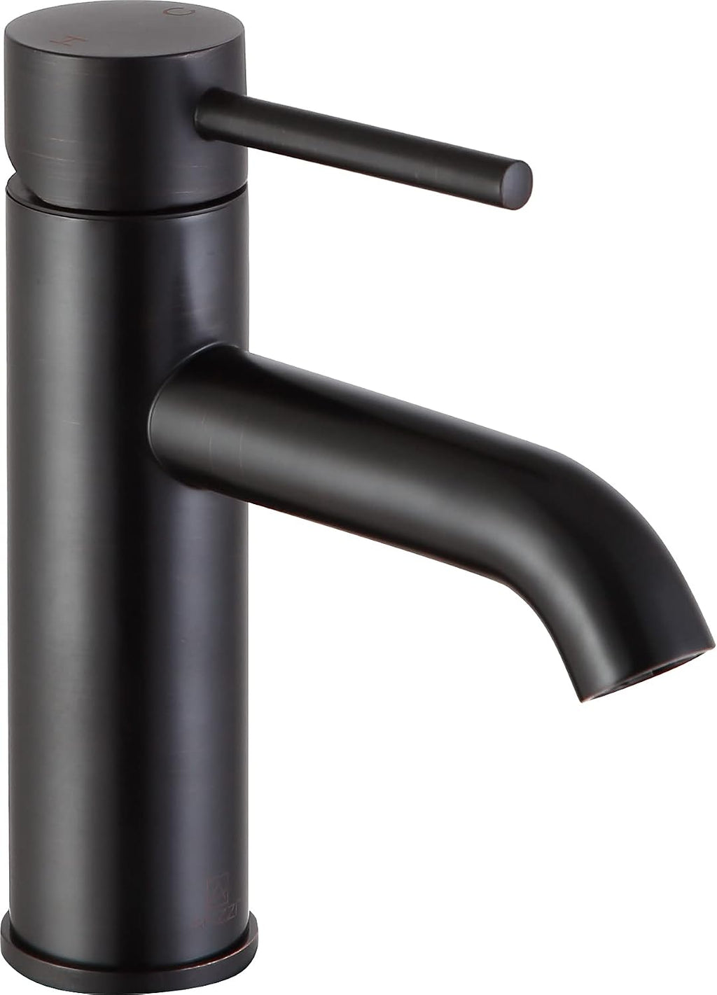 ANZZI Valle Single Hole and Single Handle Vessel Bathroom Sink Faucet in Oil Rubbed Bronze cUPC Deck Mounted One Hole Lead-Free Solid Brass Lavatory Faucet (L-AZ107ORB)