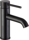 ANZZI Valle Single Hole and Single Handle Vessel Bathroom Sink Faucet in Oil Rubbed Bronze cUPC Deck Mounted One Hole Lead-Free Solid Brass Lavatory Faucet (L-AZ107ORB)