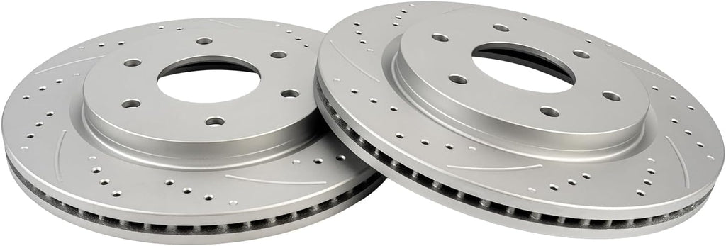 KAC - 320mm Front Disc Brake Rotors | Brake Kit for 2005-2007 TITAN, 2005-2006 Armada; QX56 2pcs Automotive Replacement Brake Rotors,31425