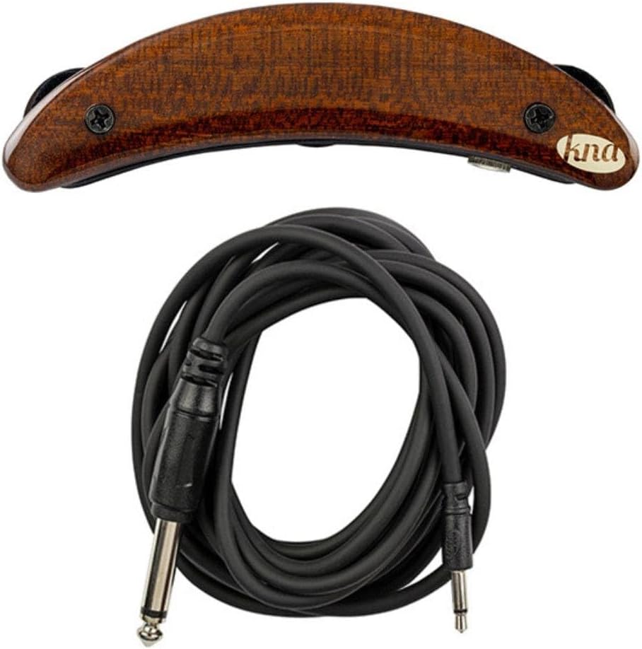 KNA HP-1A Active Humbucker Soundhole Pickup for Steel-String Acoustic Guitar – Warm Natural Tone, Noise-Free Performance, Built-In Preamp, Adjustable Volume, Easy No-Mod Installation