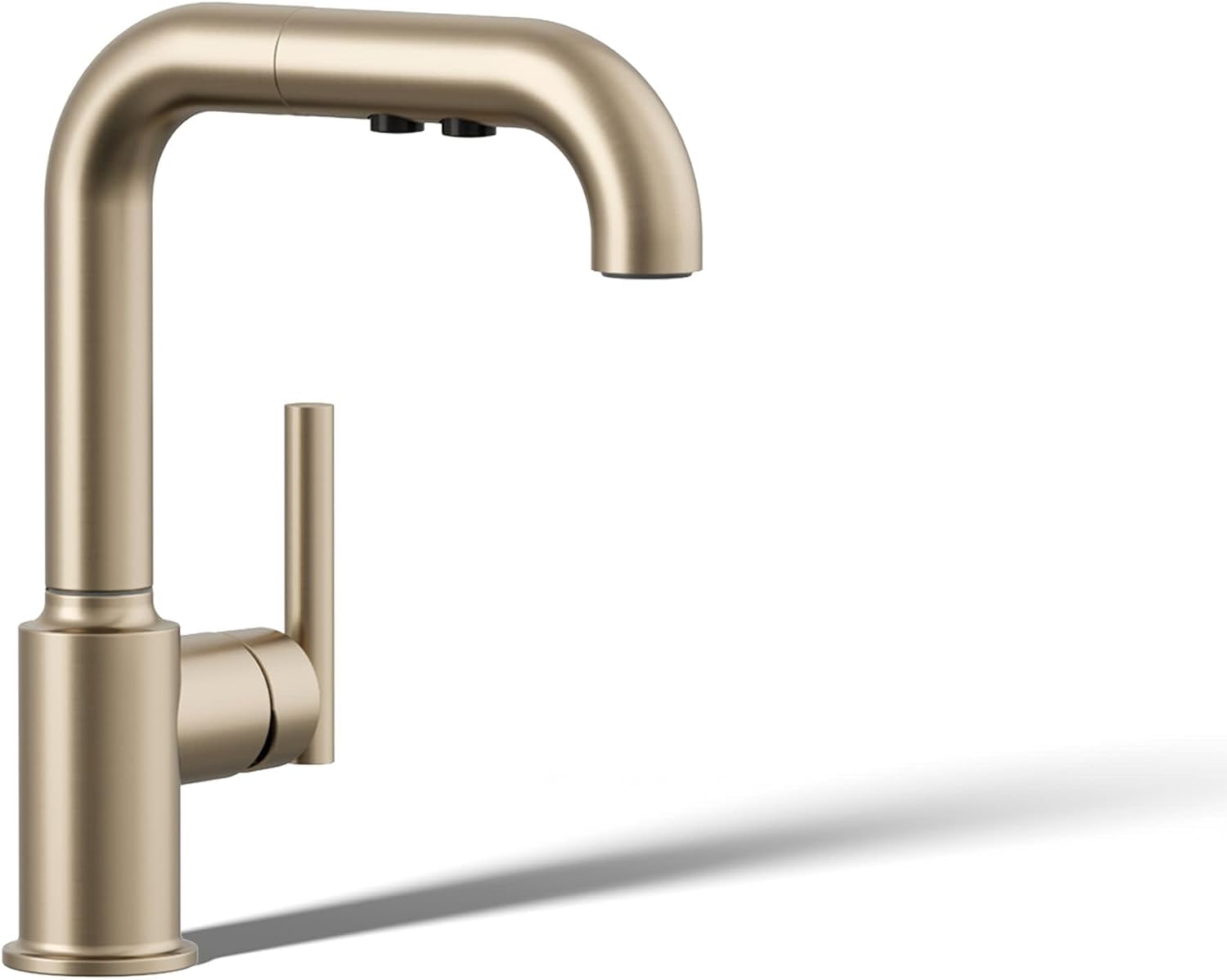 KOHLER Purist Pull-Out Kitchen Sink Faucet With Three-Function Sprayhead