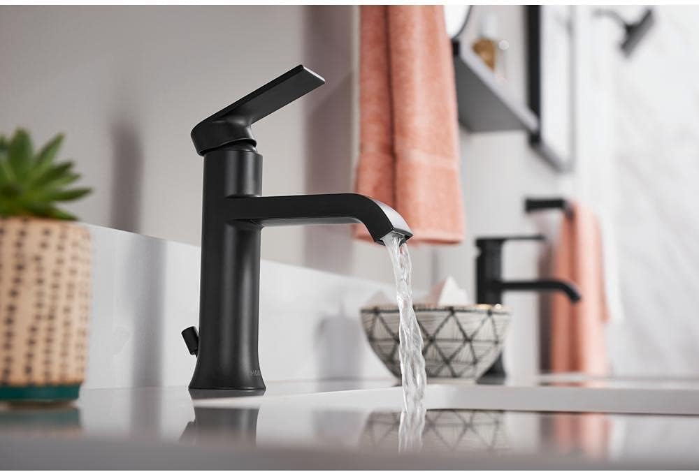 Moen Faucet Bath GENTA Matte BLK 1H 84760BL
