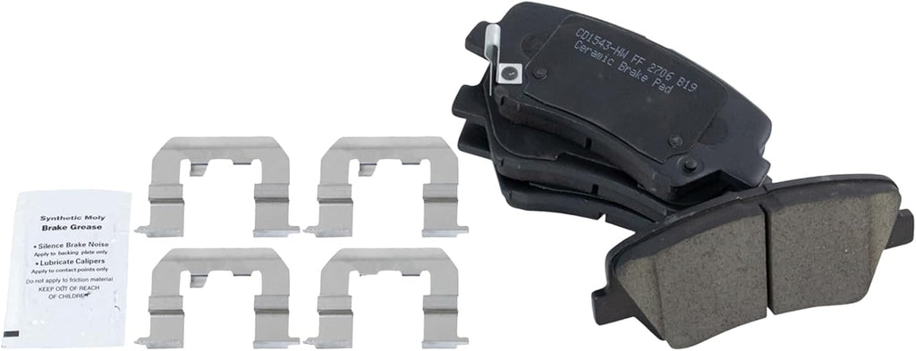 TRQ Performance Front Brake Pad & Rotor Set Ceramic Coated Drilled Rotors Compatible with 11-16 Hyundai Elantra 13-16 Elantra Coupe GT 12-16 Veloster 14-16 Kia Forte Forte Koup 15-16 Forte5