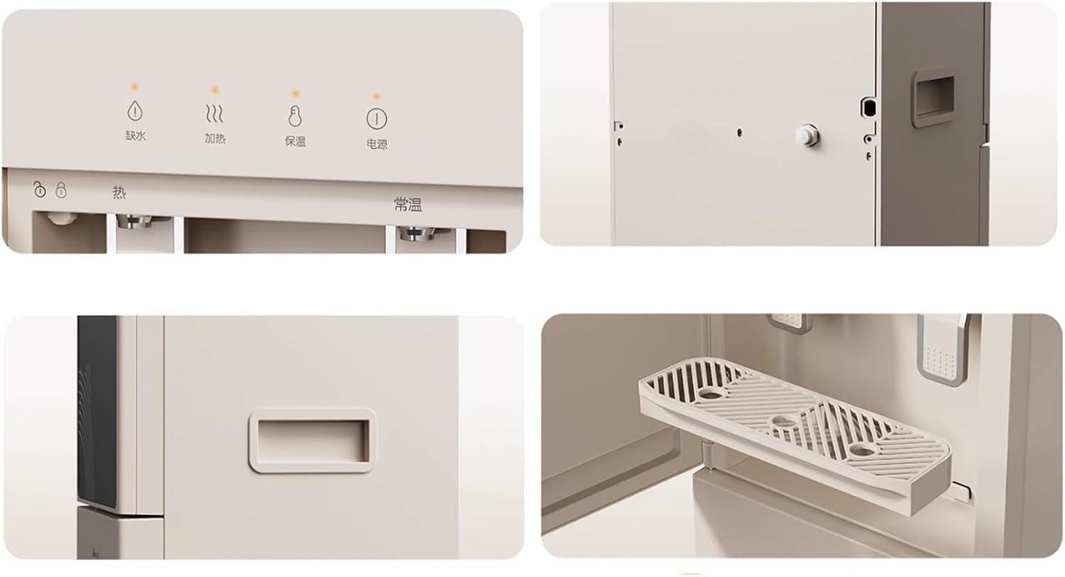 hot water dispensers Household Water Dispenser Small Office Smart Vertical Fully Automatic Tea Bar Machine with Water Bucket Placed Under instant hot water dispenser (Color : Ice Warm)