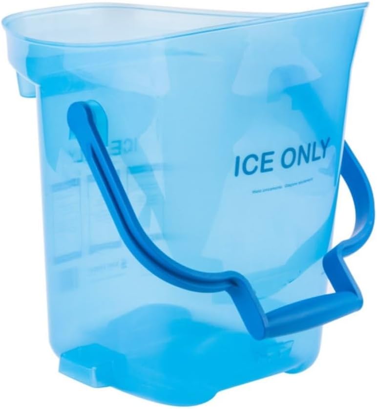 Soro Essentials- 6 Gallon Light Duty Ice Tote Bucket Blue Color Polypropylene- Commercial Ice Bucket for Parties Ice Pail with Handle Comfortable Carry Handle Great for Home Bar Chilling