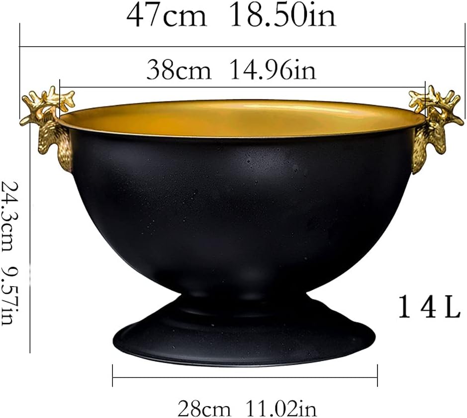 Ice Bucket Large Capacity Ice Bucket Stainless Steel Restaurant Champagne Basin Indoor Outdoor Beverage Ice Bucket Party Bar Wine Basin Keeps Ice Cold & Dry
