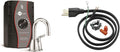 InSinkErator H-HOT150C-SS HOT150 Instant Hot Water Dispenser System-Faucet & Tank, Chrome & Garbage Disposal Power Cord Kit, CRD-00, Black, Pack of 1