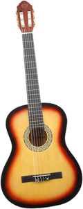 YIJU 39' Wood Classical Guitar Music Instrument Lightweight Full Size 6 Strings Acoustic Guitar for Children Students Boys Girls, Yellow