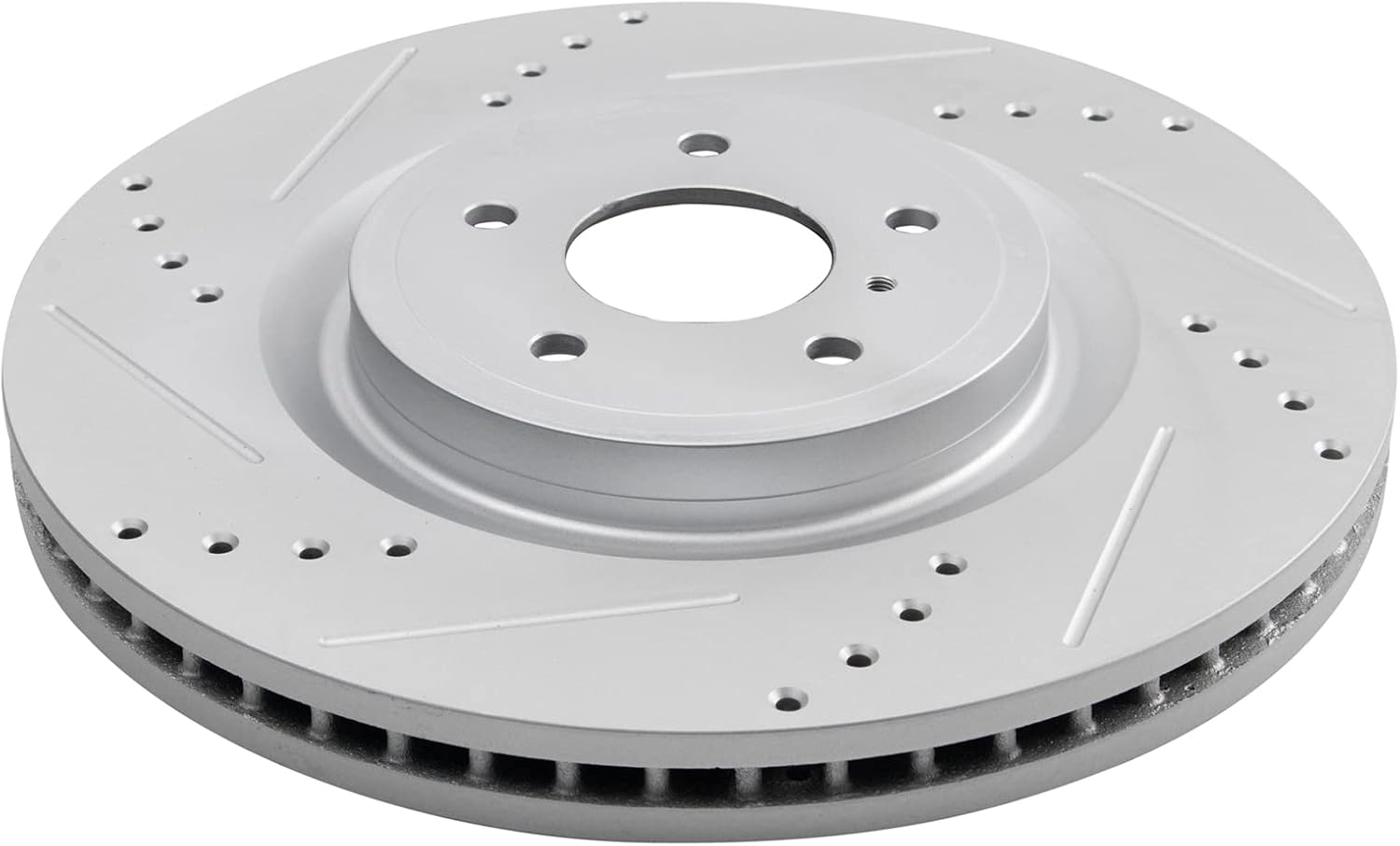 TRQ Performance Front Brake Pad and Rotor Set Ceramic Coated Compatible with 08-13 Infiniti G37 09-13 FX50 11-13 M37 M56 14-19 Q50 Q70 14-15 Q60 15-16 Q70L 2014 QX70 09-20 Nissan 370Z