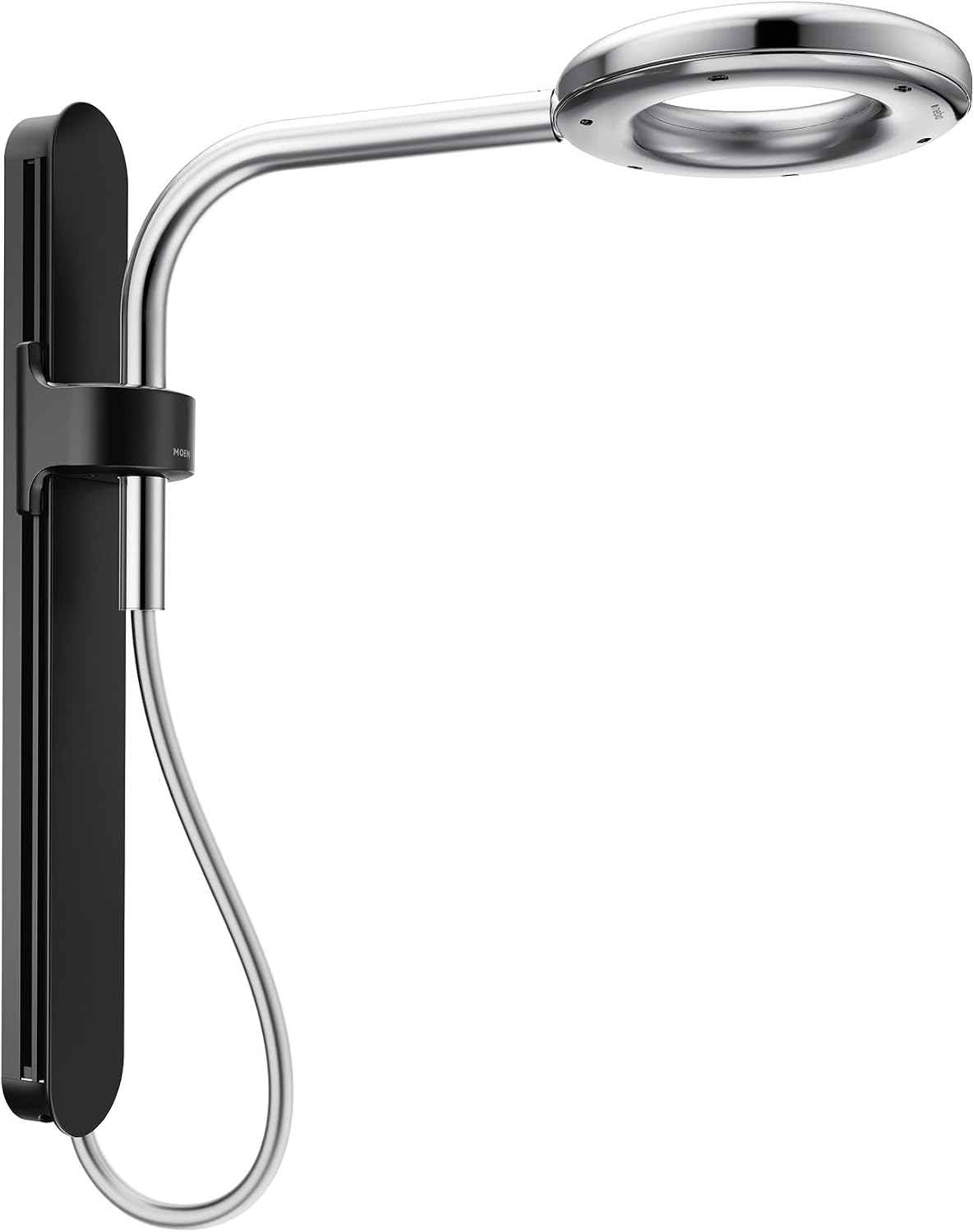 Moen N207R0BLC Spa Shower Rainshower, Matte Black/Chrome