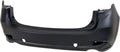 Garage-Pro Bumper Cover Compatible with Mazda 3 2017-2018 Hatchback, Mexico Built Vehicle Primed Rear MA1100225
