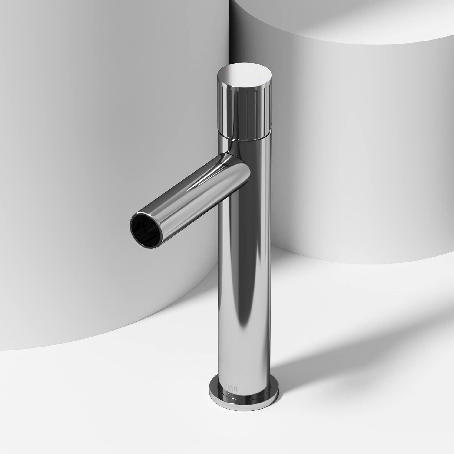 VIGO Ashford Single-Handle Single-Hole Mount Vessel Bathroom Sink Faucet, 11-Inch, Chrome, Modern Design, Solid Brass, 1.2 GPM WaterSense & Ceramic Disc Valve, Corrosion-Resistant