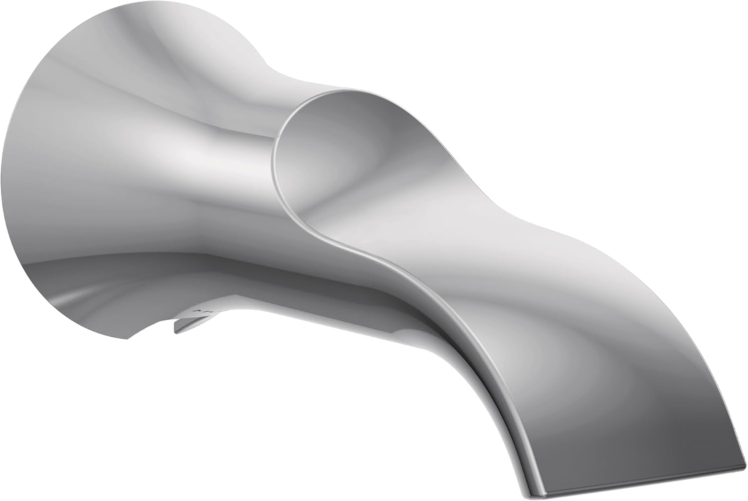 Moen S3836 Doux 1/2-Inch Slip Fit Connection Non-Diverting Tub Spout, Chrome