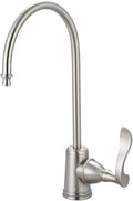 Kingston Brass Gourmetier KS7198CFL Century Single Handle Water Filtration Faucet, Brushed Nickel