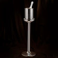 GAGALU Floor-Standing Stainless Steel Champagne Bucket Set, Housewarming Decoration, Bar KTV Christmas Family Kitchen Party Ice Bucket,D