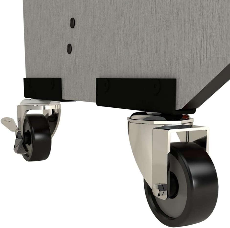 A&S Crafted Products Double-Stack Combo Guitar & Case Rack - The Session-Pro | Mobile 2-Tier Stand | Made in U.S.A.